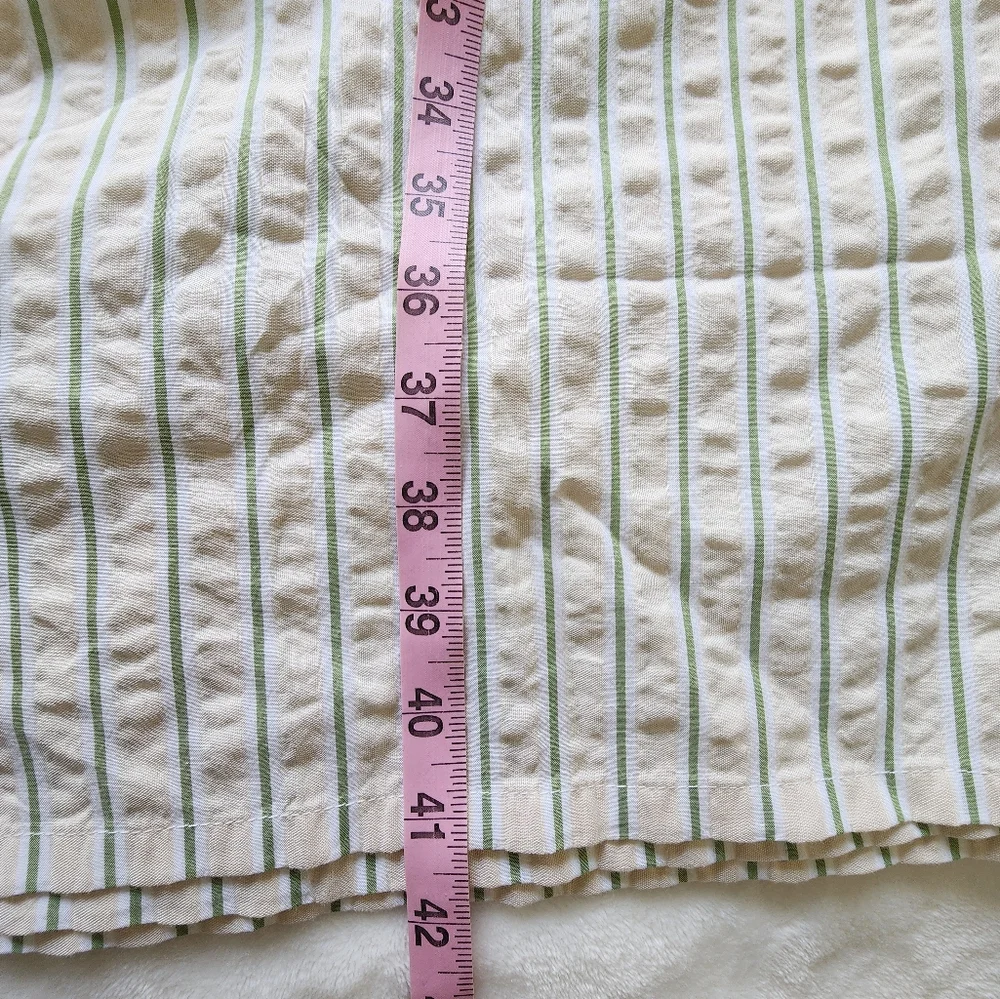 Aerie Off Duty Seersucker Side Tie Trouser PJ Pant - Picture 8 of 9